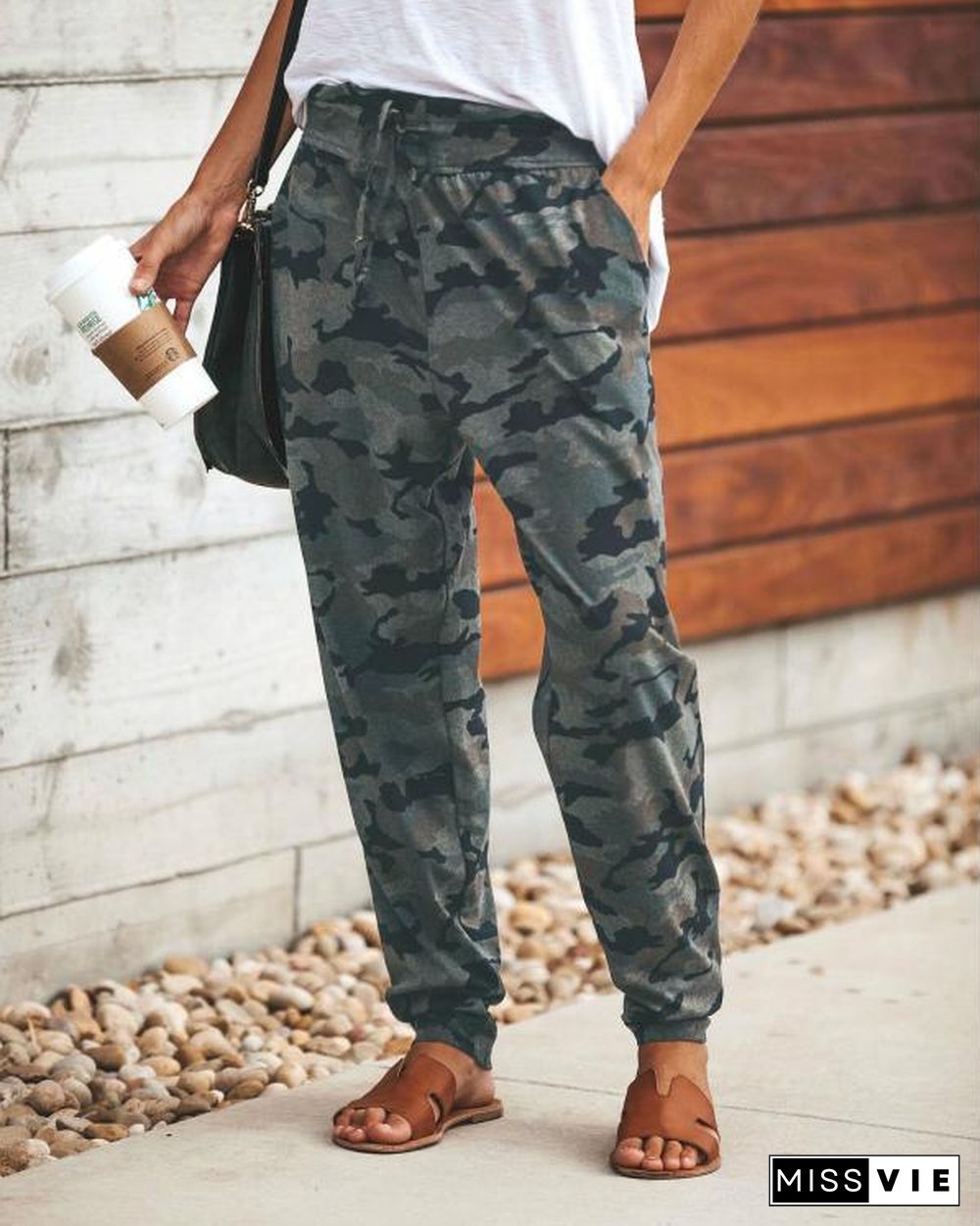 Fashion Camouflage Slim Casual Pants