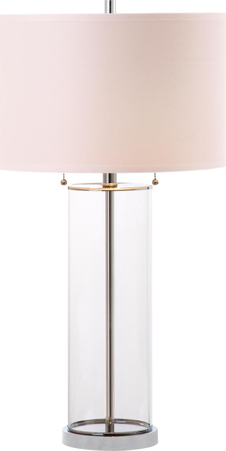 Safavieh Velma Modern Glam 31-Inch High Table Lamp， Clear