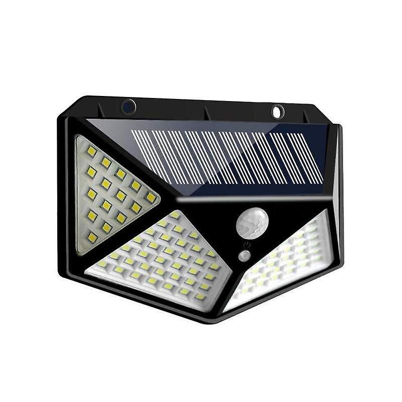 Outdoor Lighting Four Sided 100 Led Solar Power Wall Lights