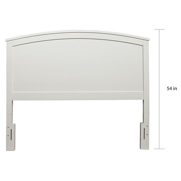 Alpine Furniture Baker Wood Headboard Only in White - - 31747212