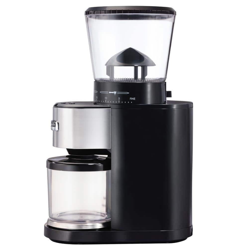 HAMILTON BEACH PROFESSIONAL 4 oz Black and Stainless Steel Conical Burr Coffee Grinder with Digital Display