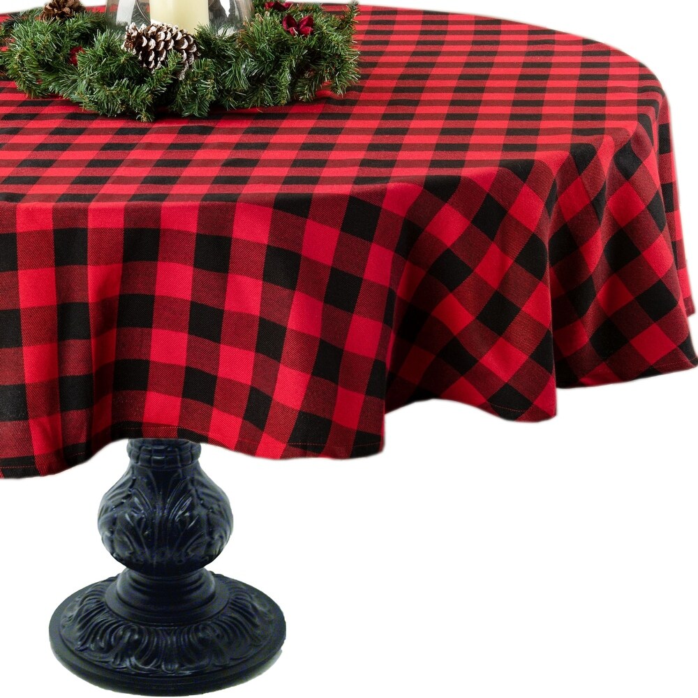 Fabstyles Buffalo Check High Quality Cotton Tablecloth