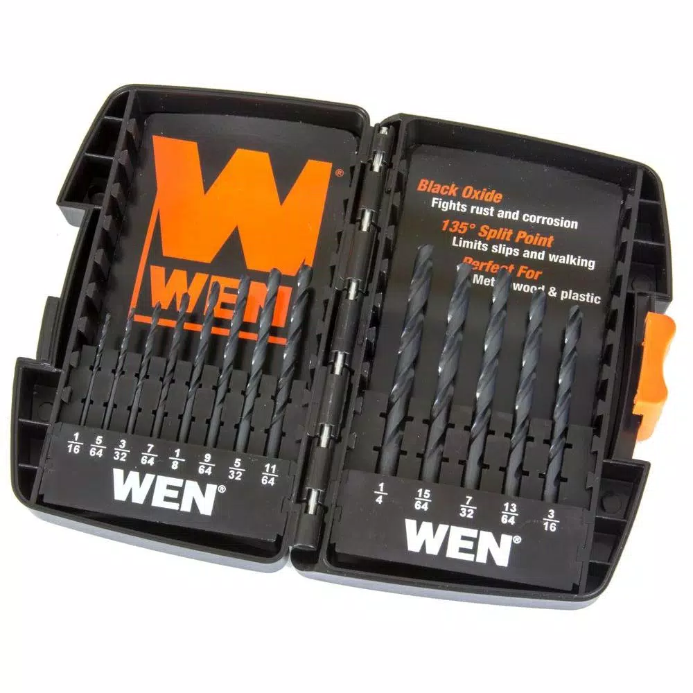 WEN Black Oxide Drill Bit Set (13-Piece) and#8211; XDC Depot