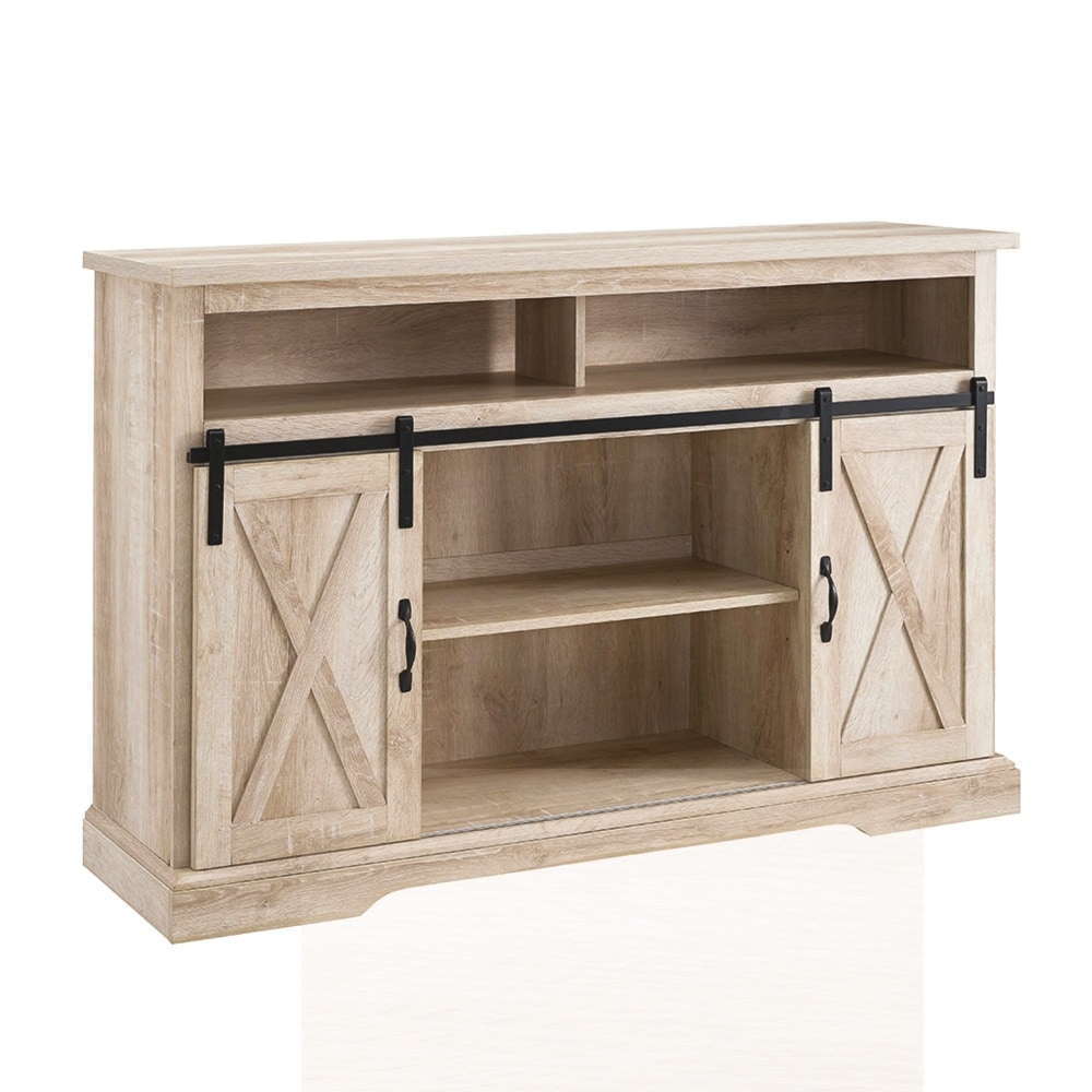 Middlebrook 52 inch Highboy Sliding Barn Door TV Stand