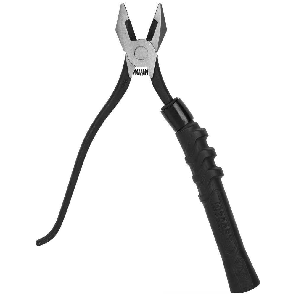 Klein Tools Slim-Head Ironworker's Pliers Comfort Grip Aggressive Knurl 9-Inch M2017CSTA