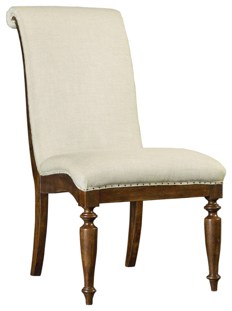 Archivist Upholstered Side Chair   Traditional   Dining Chairs   by Buildcom  Houzz