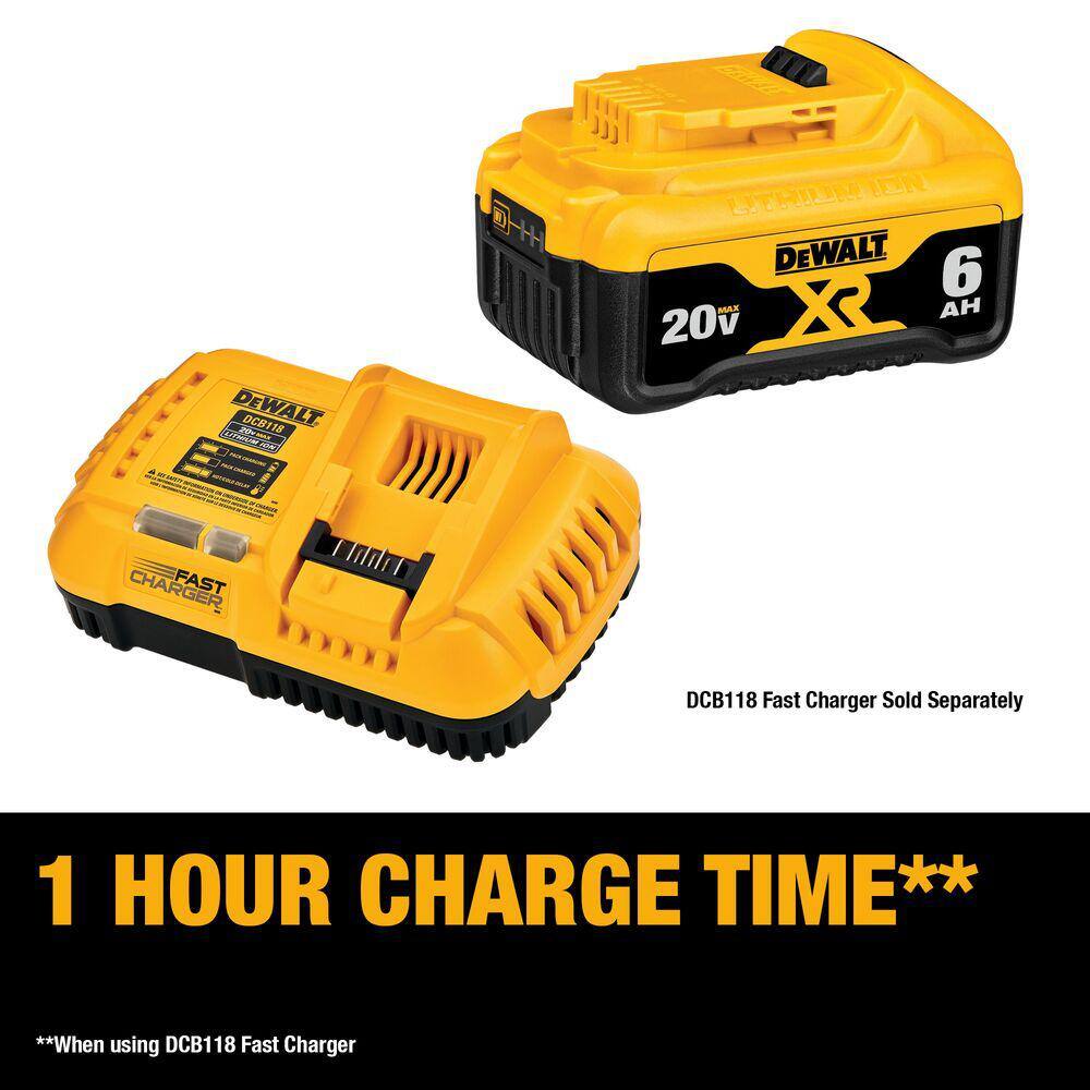 DW 20V MAX XR Premium Lithium-Ion 6.0Ah Battery Pack (10-Pack) DCB206-10