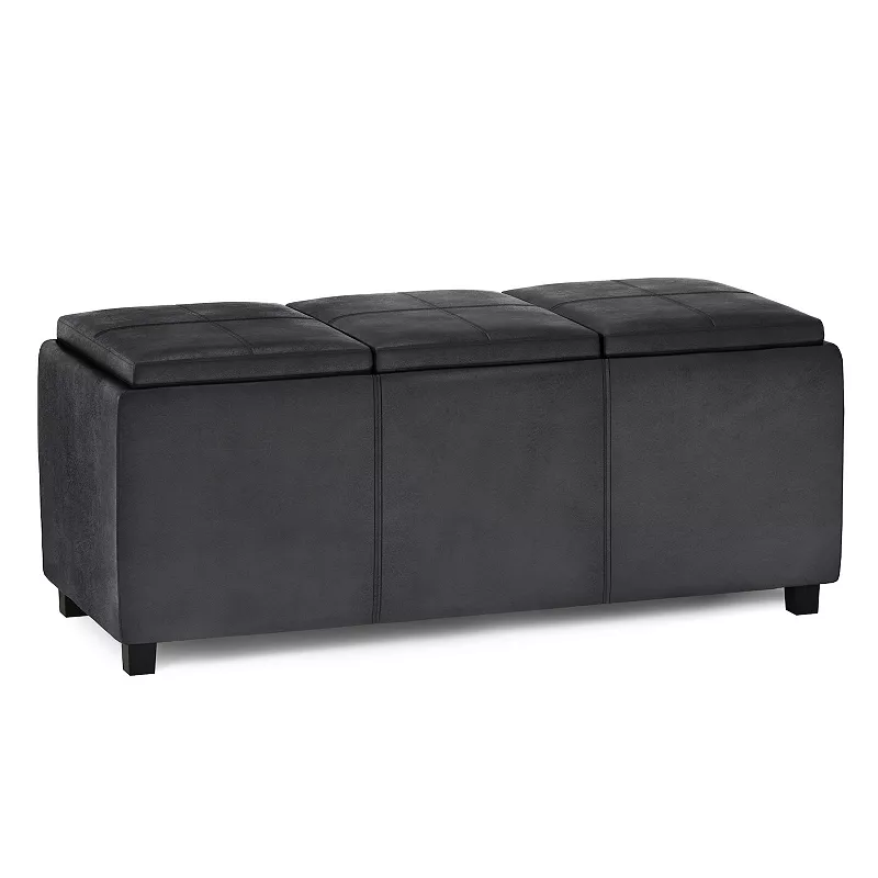 Simpli Home Avalon Storage Ottoman