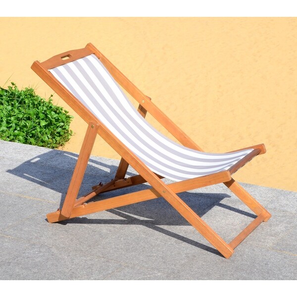 SAFAVIEH Outdoor Living Loren Foldable Sling Chair