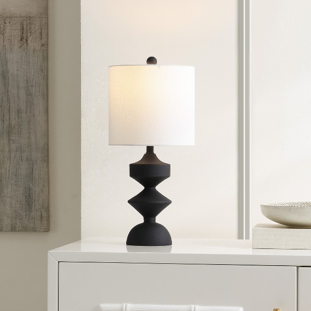 Riza 19 5 Inch Table Lamp Black Safavieh