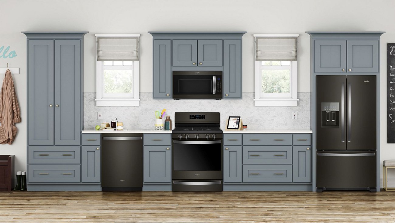 Whirlpool 5.8 Cu. Ft. Fingerprint Resistant Black Stainless Steel Freestanding Gas Range With Frozen Bake Technology