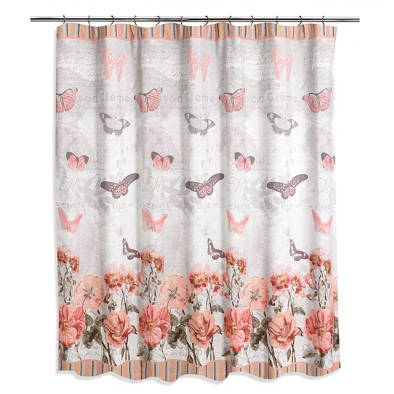 Popular Bath Beautifly Shower Curtain