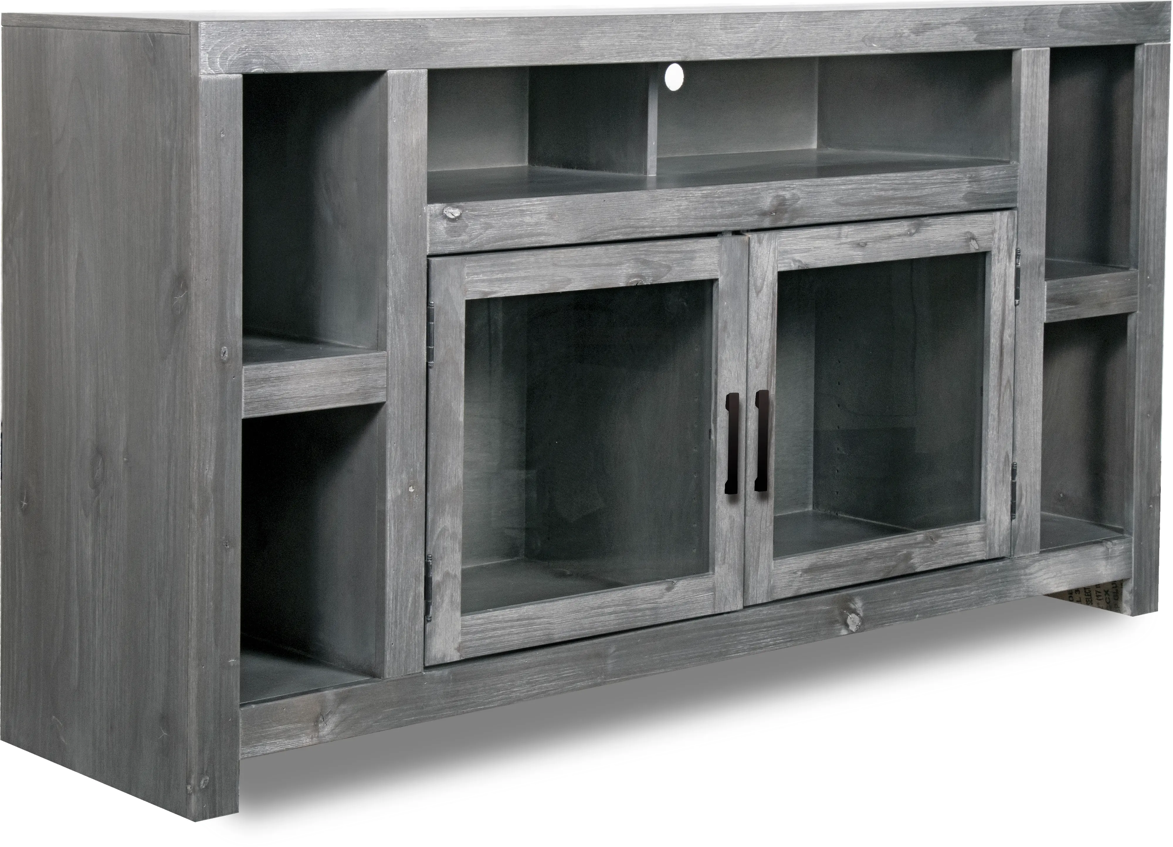 Skyline 65 Driftwood Gray TV Stand