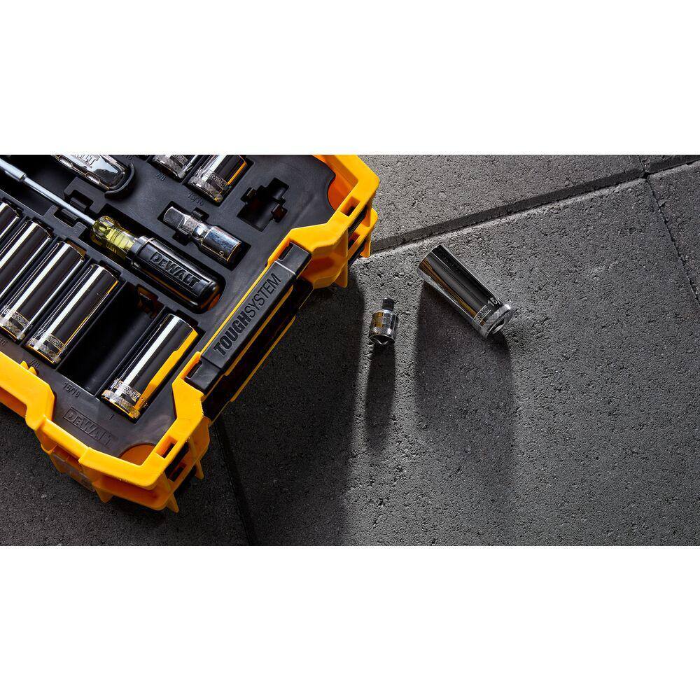 DW 38 in. and 12 in. Drive Mechanics Tool Set with Toughsystem Trays (85-Piece) DWMT45403