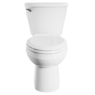 American Standard Reliant 2-piece 1.28 GPF Single Flush Chair Height Elongated Toilet in White Seat Not Included 773AA101.020