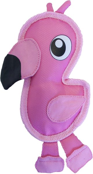 Outward Hound Fire Biterz Squeaky Dog Toy Flamingo