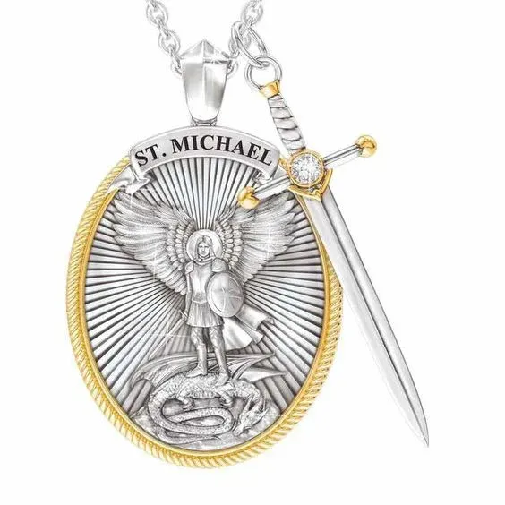 🔥 BIG SALE - 49% OFF🔥🔥🎁St. Michael Archangel Pendant (Neck