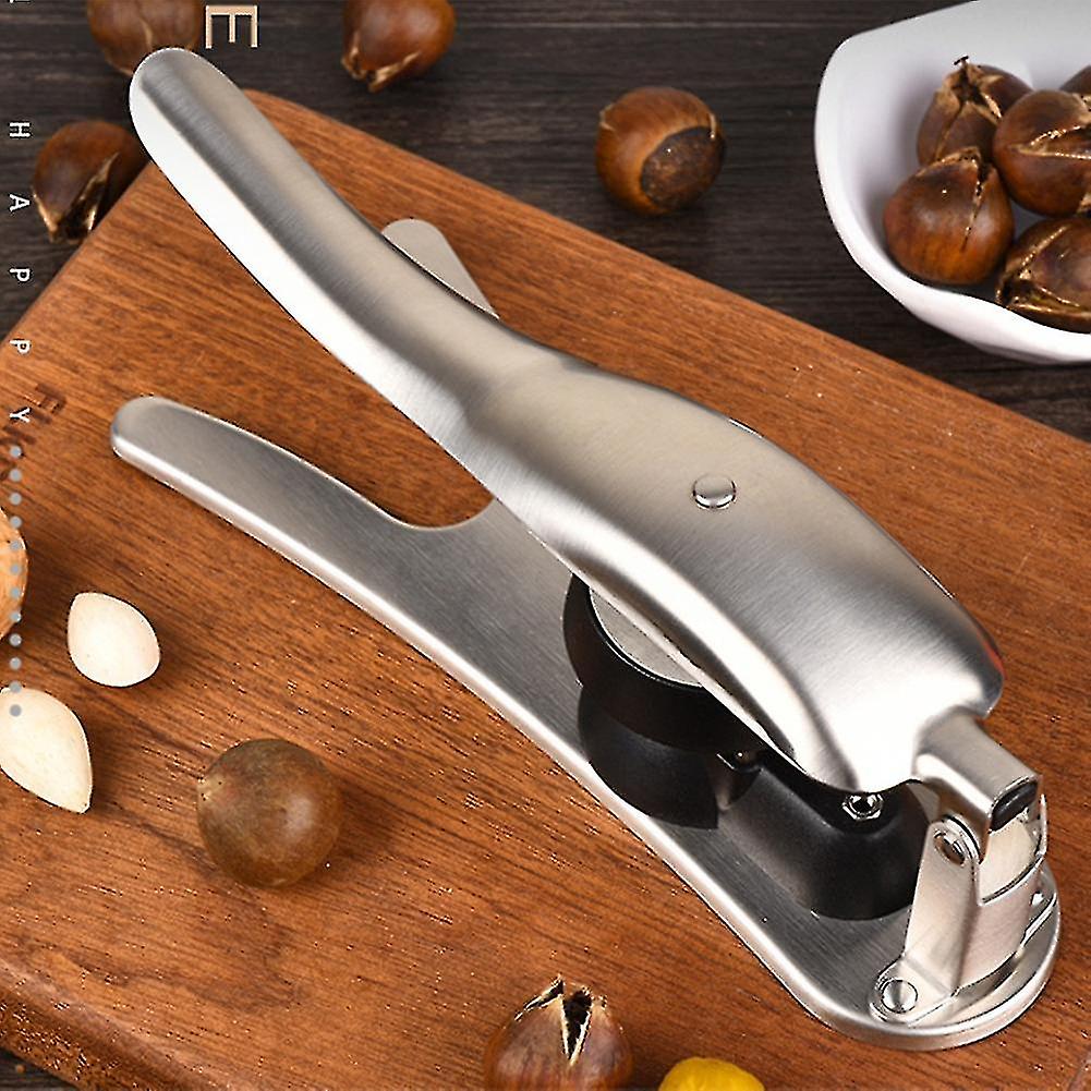 Chestnut Clip Nut Opener Cutter Gadgets 2 In 1 Quick Walnut Pliers Metal Nutcracker Sheller Kitchen