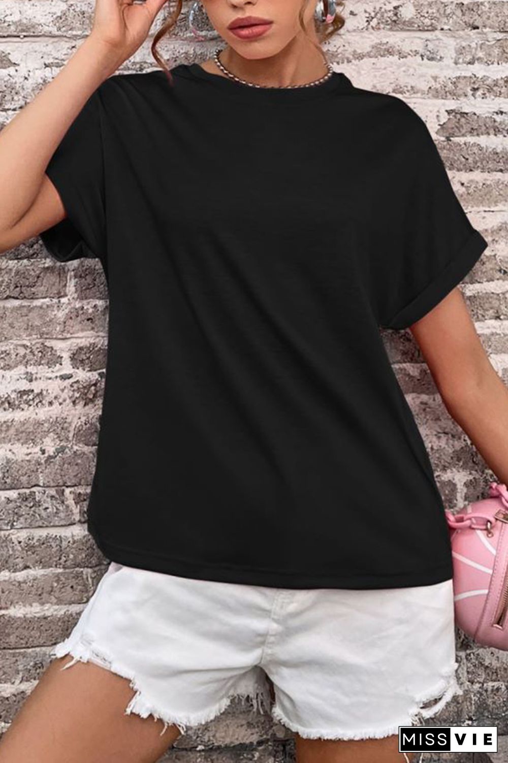 Plain Essencial Short Sleeves Tee