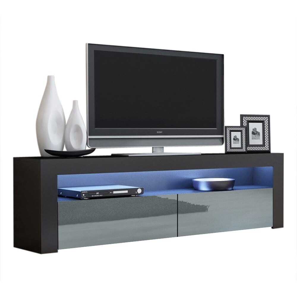 Milano Classic Modern 16 color LED 63 inch TV Stand