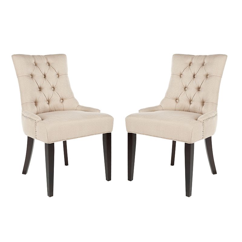 Safavieh 2-piece Abby Tufted Side Chair Set