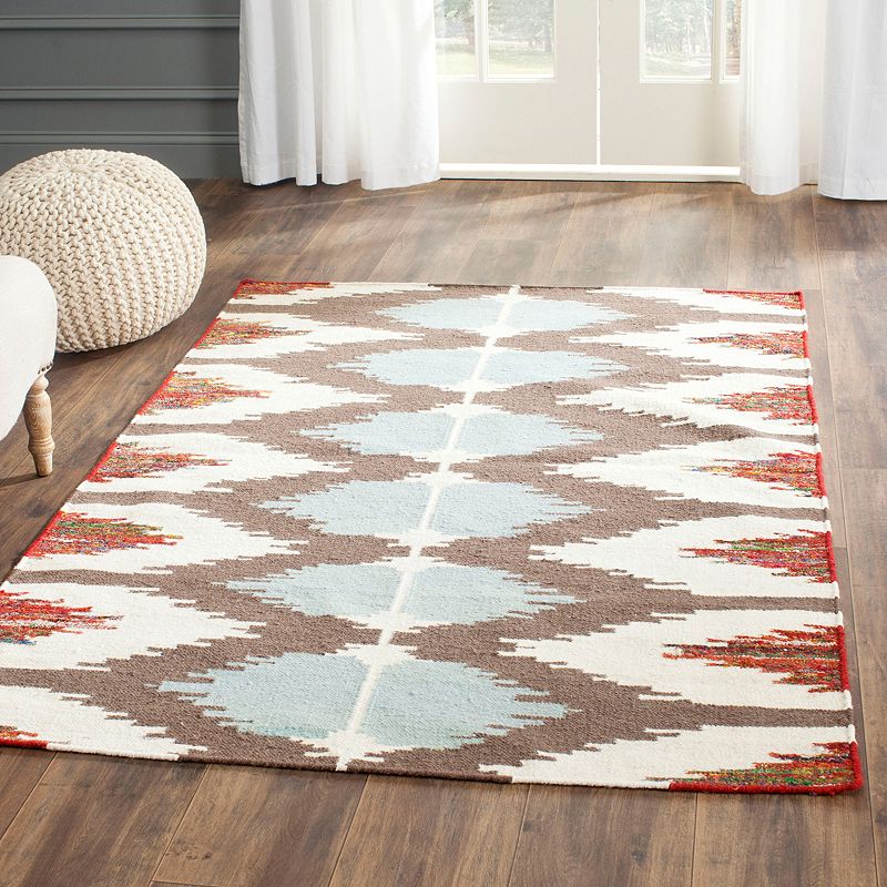 Safavieh Dhurries Southwest Handwoven Flatweave Wool Rug