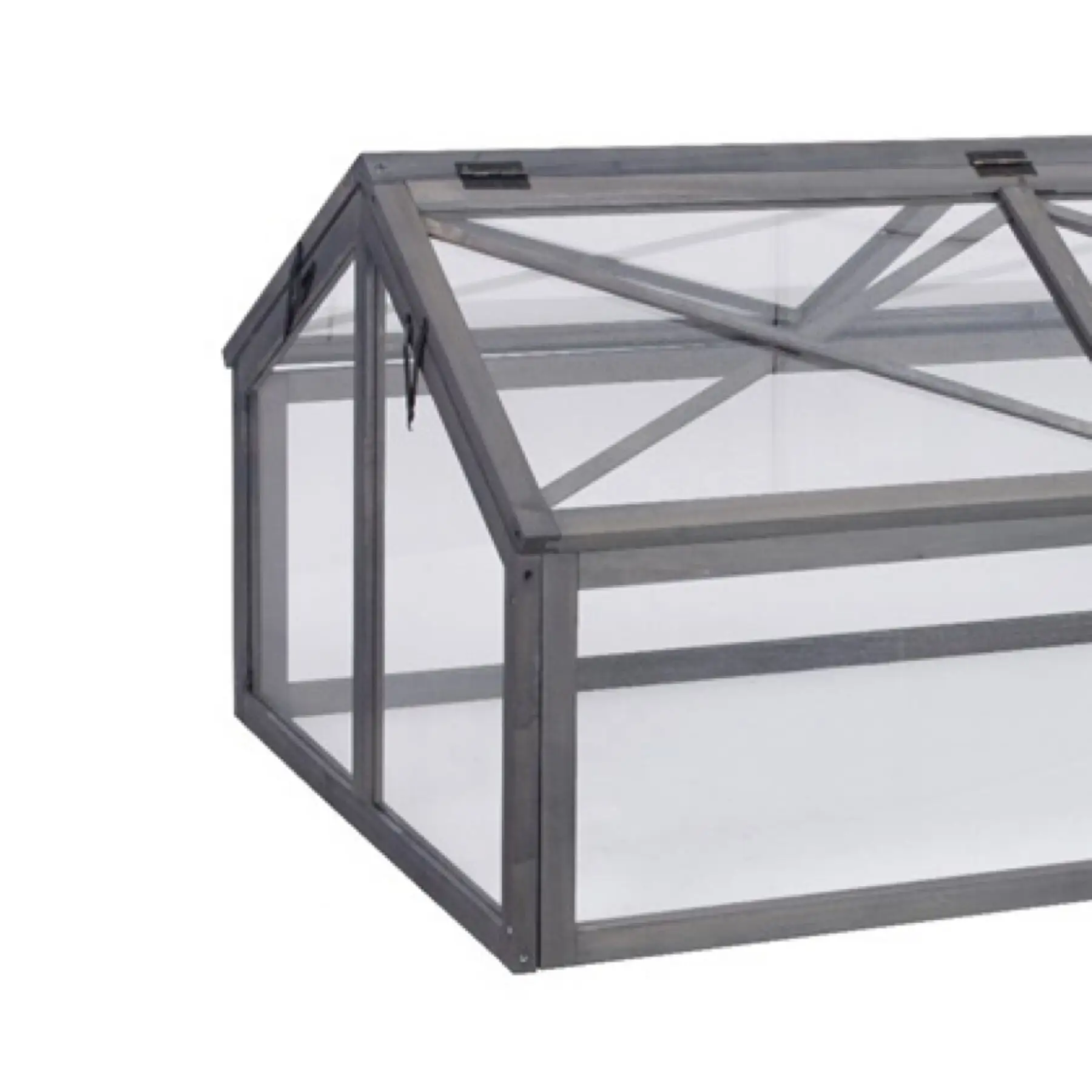 Portable Small Mini balcony Greenhouse with transparent plastic board glass looking for raised garden beds