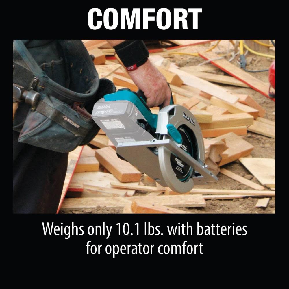 Makita 18V X2 LXT Lithium-Ion (36V) Cordless 7-1/4 In. Circular Saw (Tool Only) XSH01Z from Makita