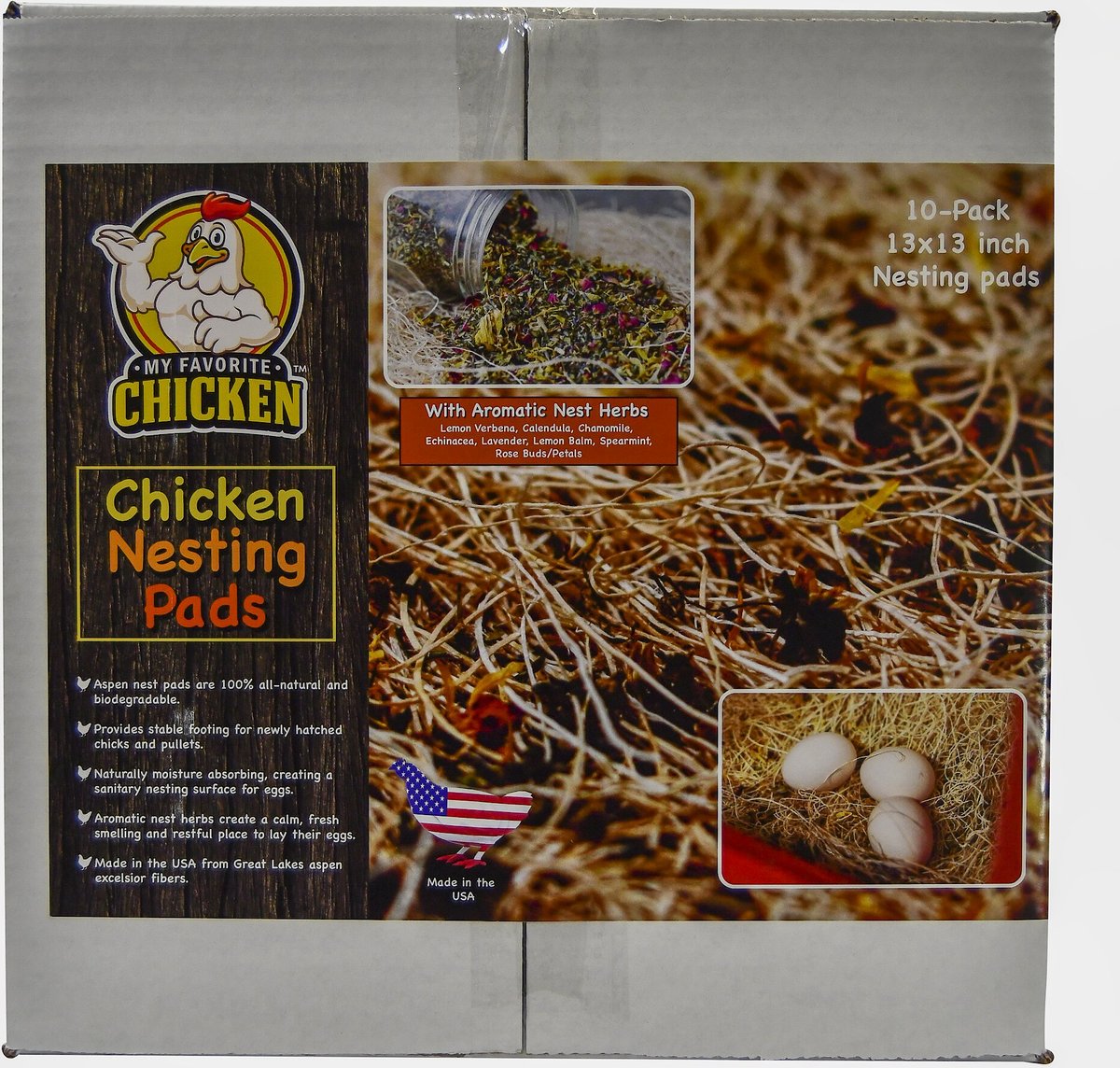 My Favorite Chicken Excelsior Chicken Nest Pads