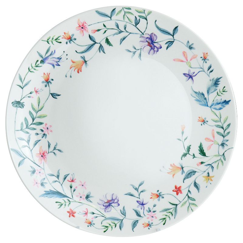 Gibson Home Butterfly Floral 16 Piece Fine Ceramic Dinnerware Set