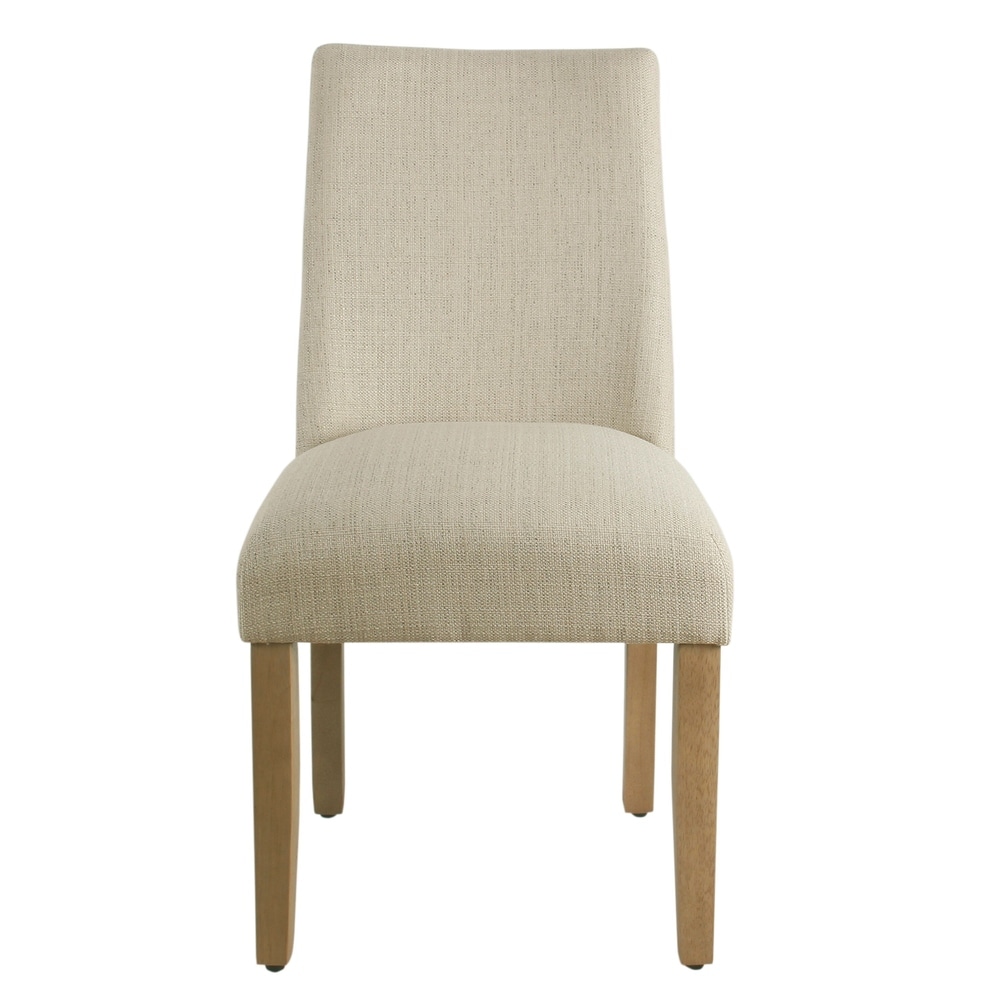 The Gray Barn Dragonfly Curved Back Stain resistant Textured Linen Single Dining Chair