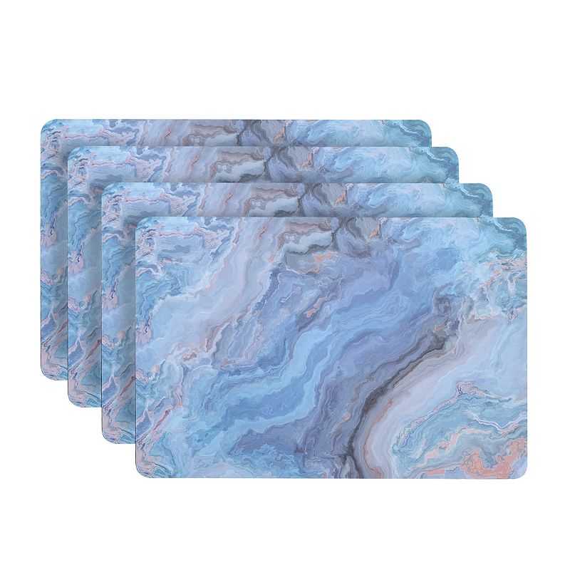 Dainty Home Marble Cork 12 x 18 Placemats Set Of 4