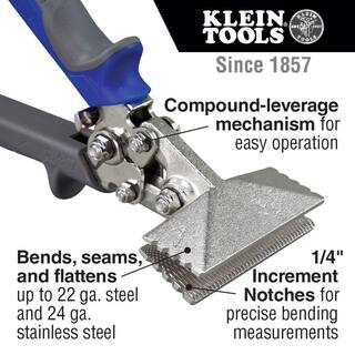 Klein Tools 3 in. Straight Hand Seamer 86522