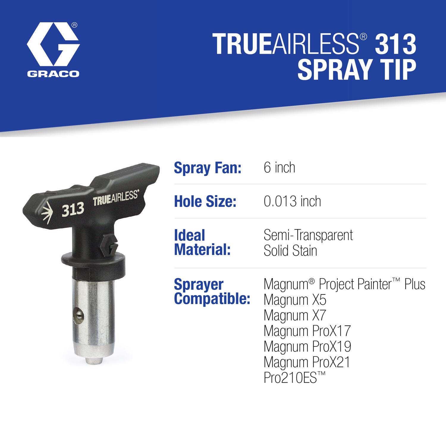 Graco TrueAirless 313 Spray Tip