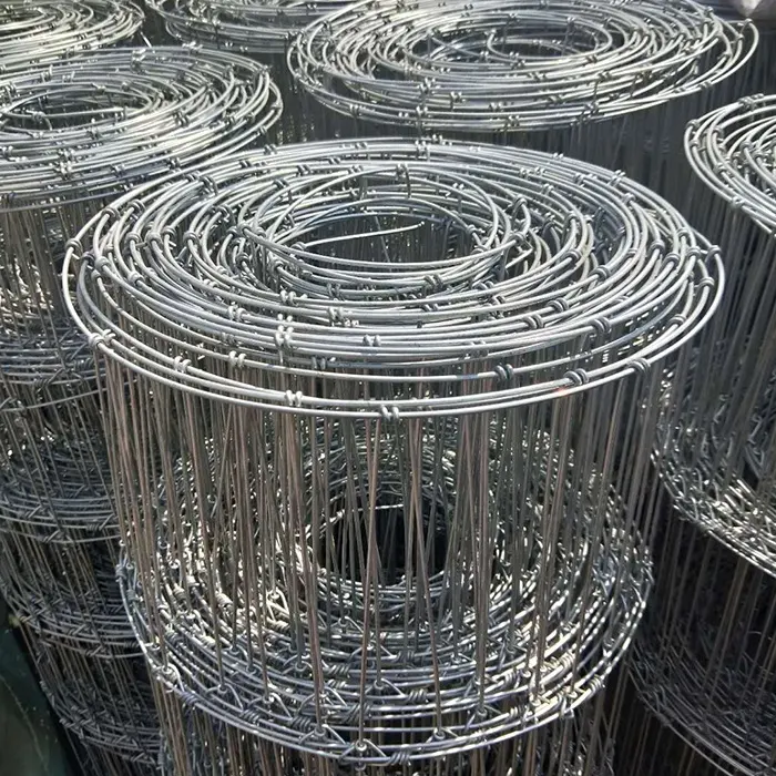 Factory supply galvanized steel mesh deer fence/ Ranch fence fixed knot tight lock field fence