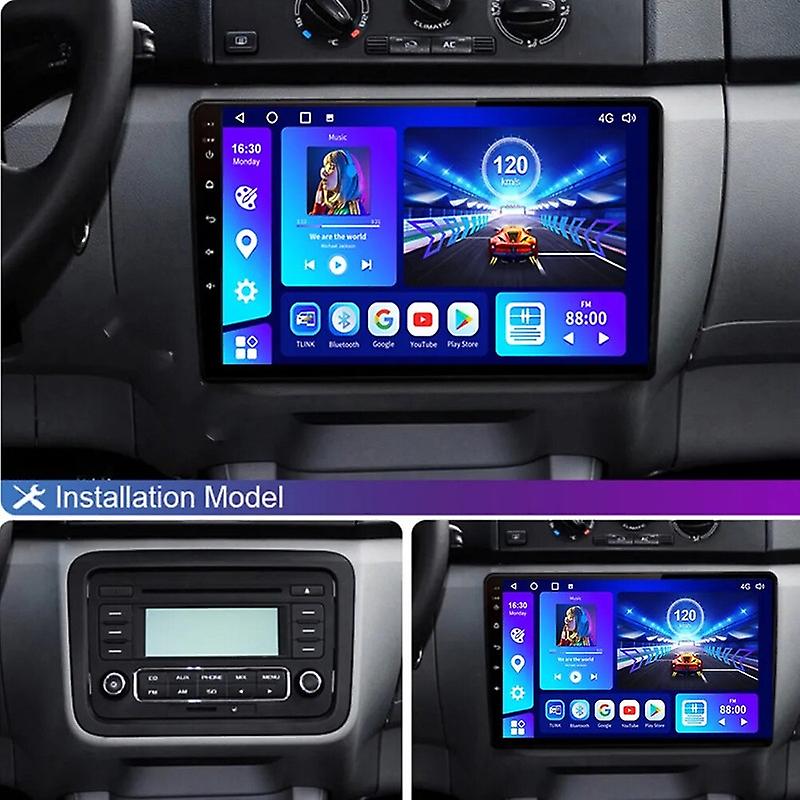 Wireless CarPlay Android Auto Radio for Skoda Fabia 2 2007 - 2014 4G Car Multimedia GPS 2din