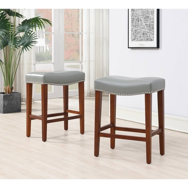 Stonger and Durable Leather Bar stool 2 pcs Set