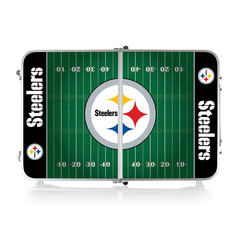 Picnic Time Pittsburgh Steelers Mini Portable Folding Table