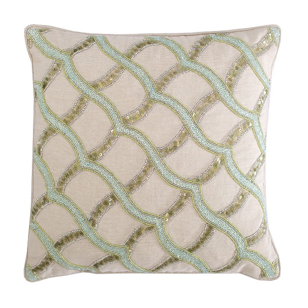 X 16 quot Sea Glass Ripple Pillow