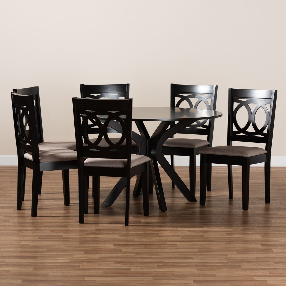 Sanne Modern and Contemporary 7 piece Dining Set