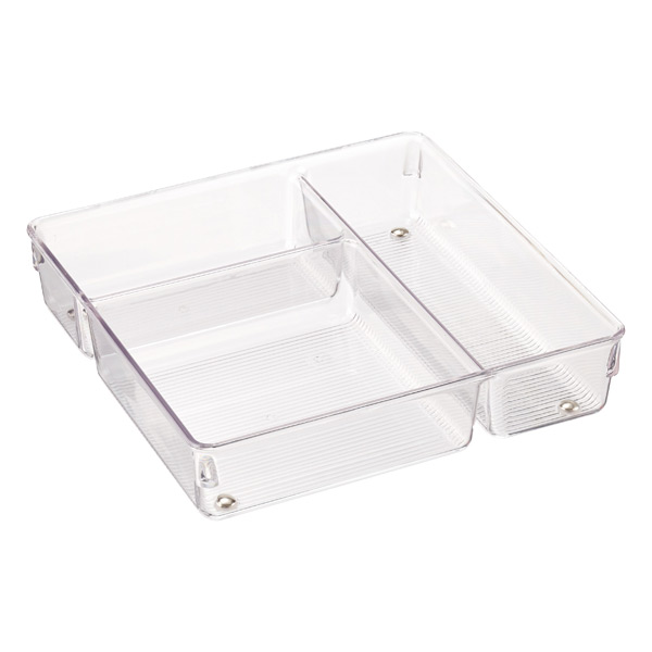 iDesign Linus 3Section Drawer Organizer