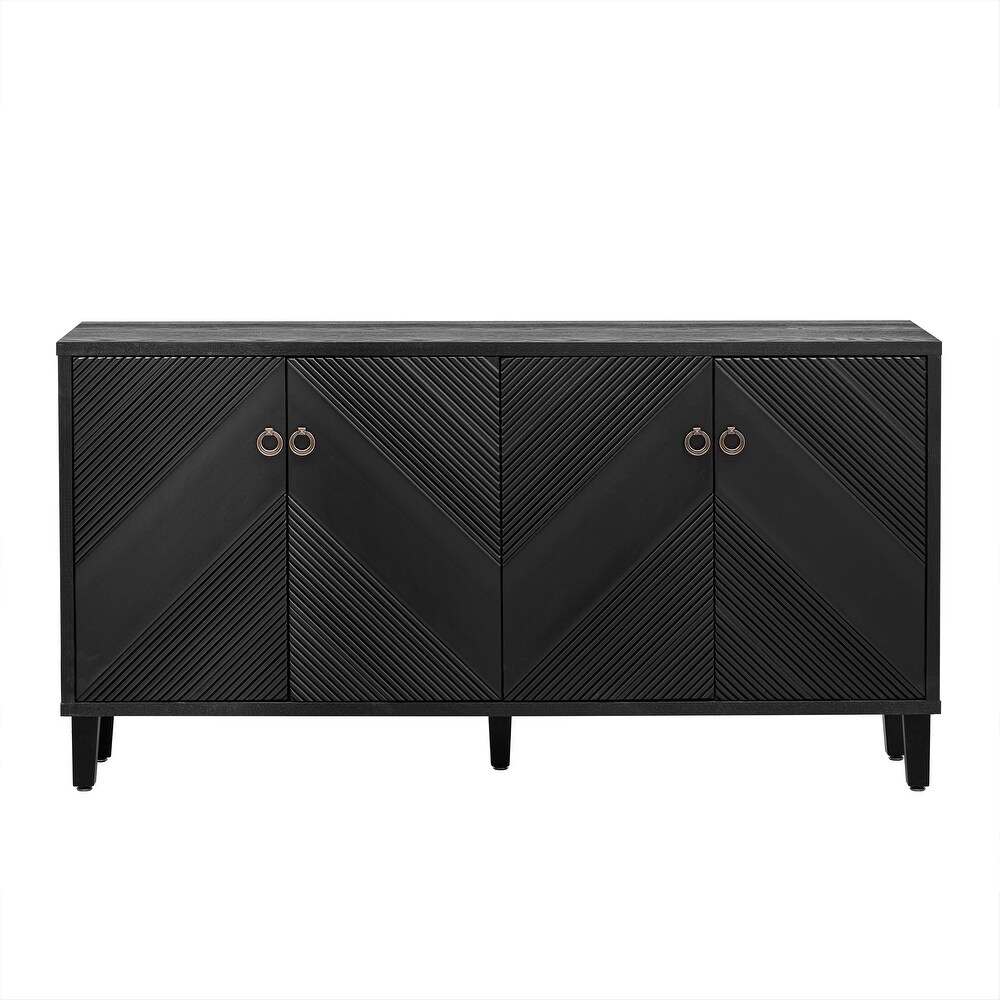 Luxury Style Storage Buffet Sideboard with Adjustable Shelves