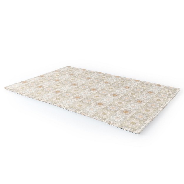 Iveta Abolina Daisy Check Neutral 2 X 3 x27 Rug Deny Designs