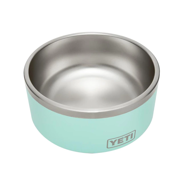 YETI Boomer 8， Stainless Steel， Non-Slip Dog Bowl， Holds 64 Ounces， Seafoam