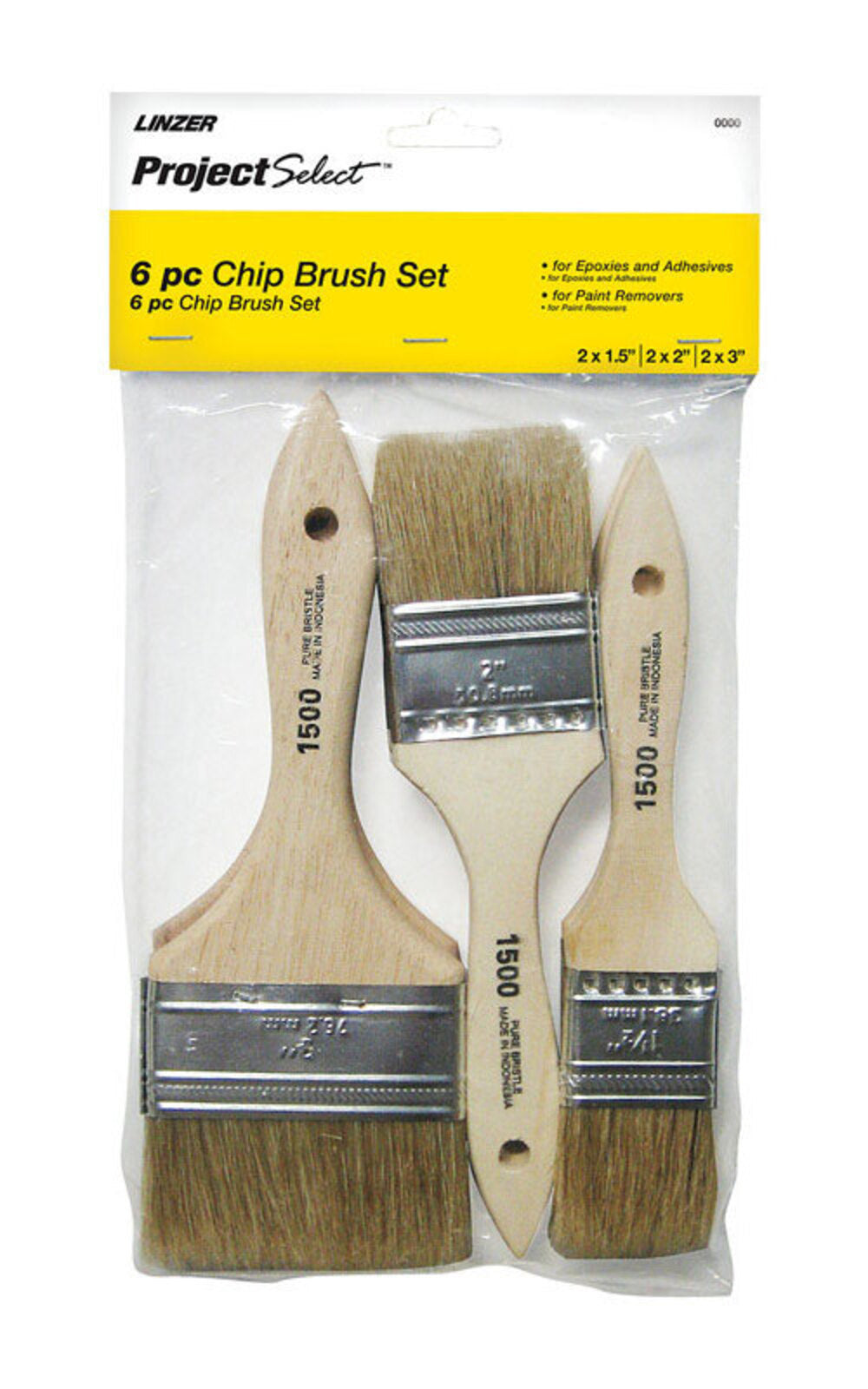 LINZERCHIP BRUSH SET 6PC