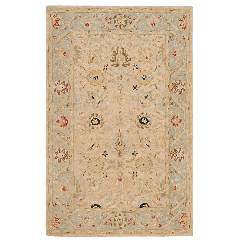 Safavieh Anatolia Chrissy Framed Floral Wool Rug