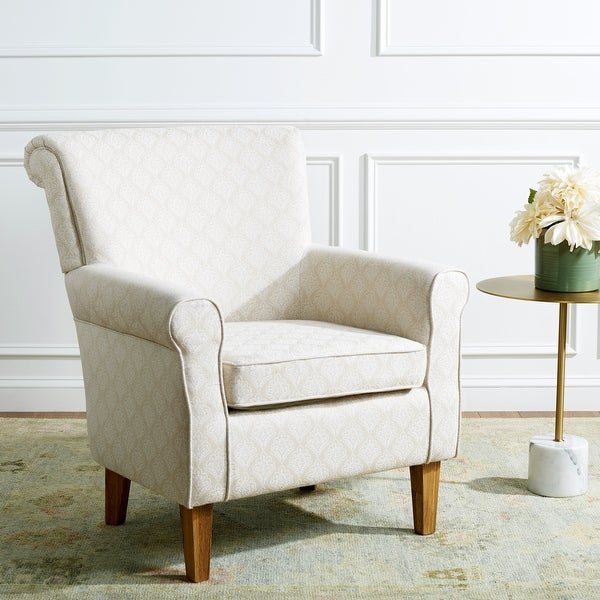 SAFAVIEH Gramercy Red/Ivory Floral Club Chair