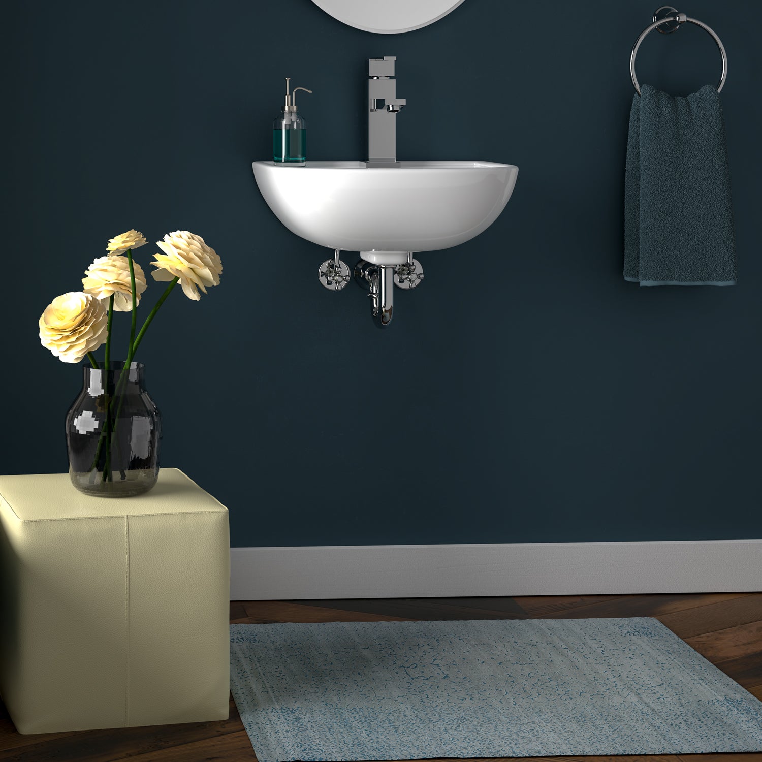 Compact 450 Wall-Hung Basin