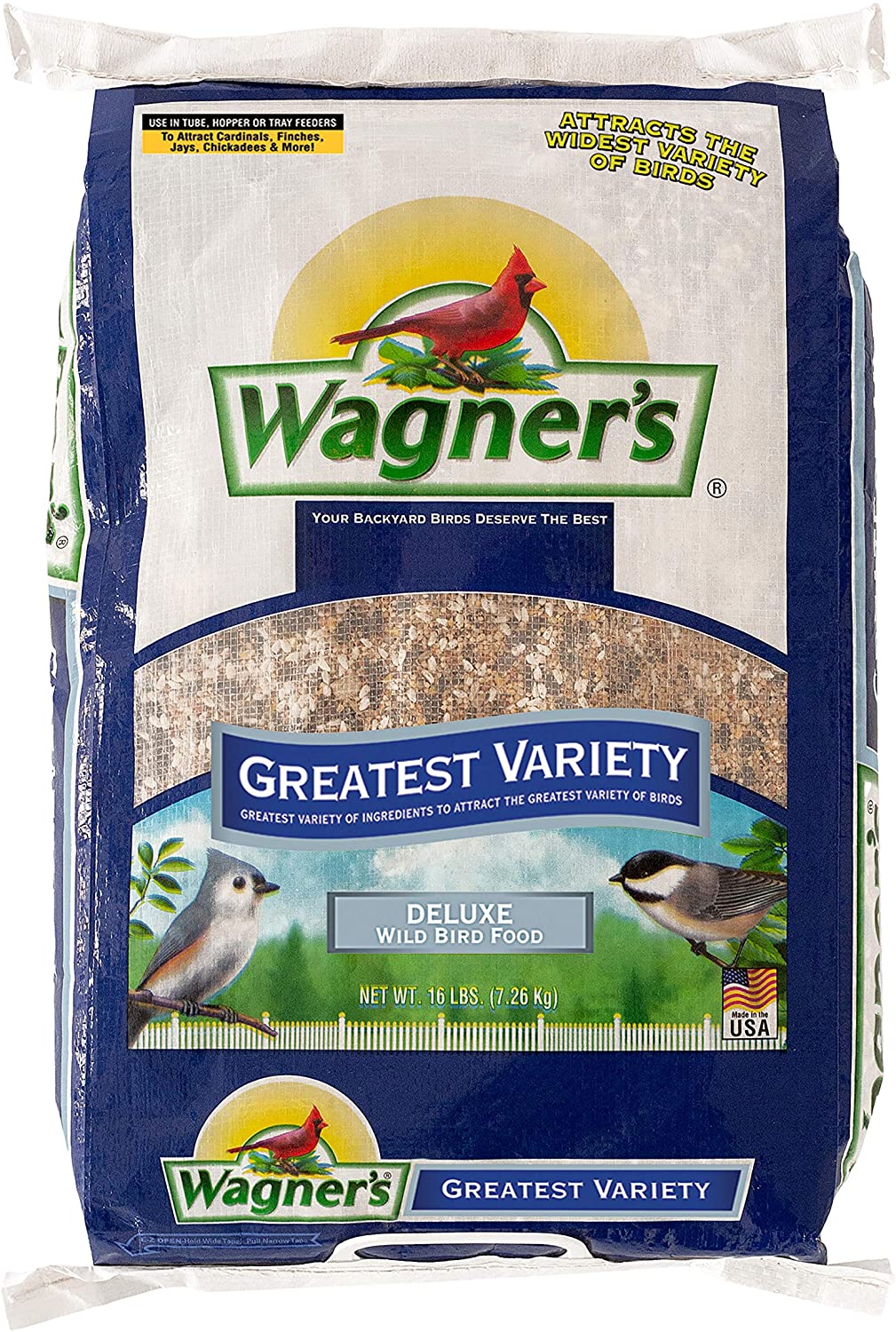 Wagner's 62059 Greatest Variety Blend Wild Bird Food， 16-Pound Bag