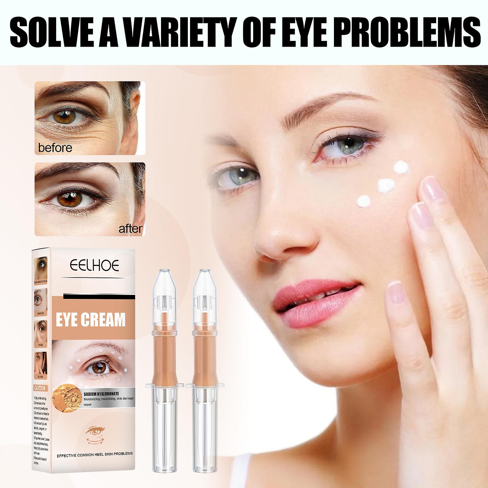 Eye Cream， Lifts Eye Bags， Wrinkles， Lifts， Lightens Dark Circles， Fine Lines， Eye Lines， Eye Serum Product Specification 2pcs-box